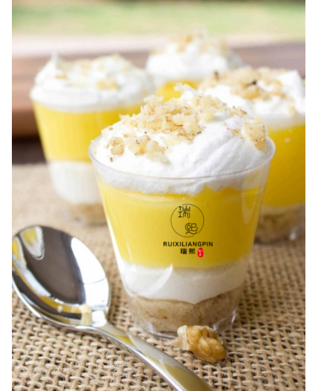 免考芝士杯子蛋糕 (5杯）No-Bake Cheese Cake In Cup (5 cups)