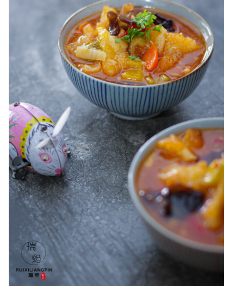 福州酸辣鱼鳔羹 Fuzhou Sour & Spicy Fish Maw Soup
