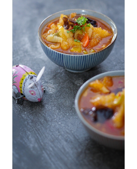 福州酸辣鱼鳔羹 Fuzhou Sweet & Spicy Fish Maw Soup