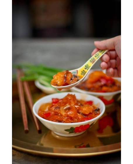 福州酸辣桂花鱼鳔羹 Fuzhou Sweet & Spicy Gui Hua Fish Maw Soup